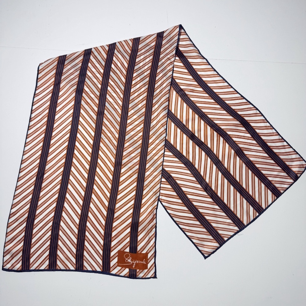 Vintage Schiaparelli Rayon/Silk Blend Scarf